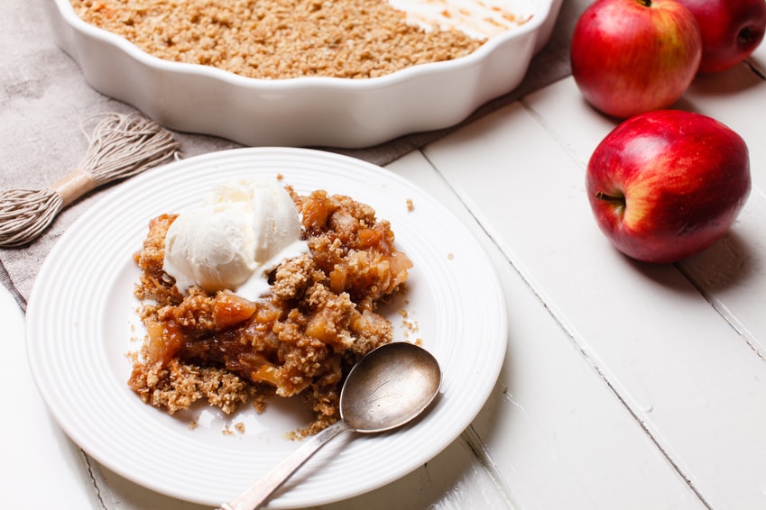 Apple Maple Crumble