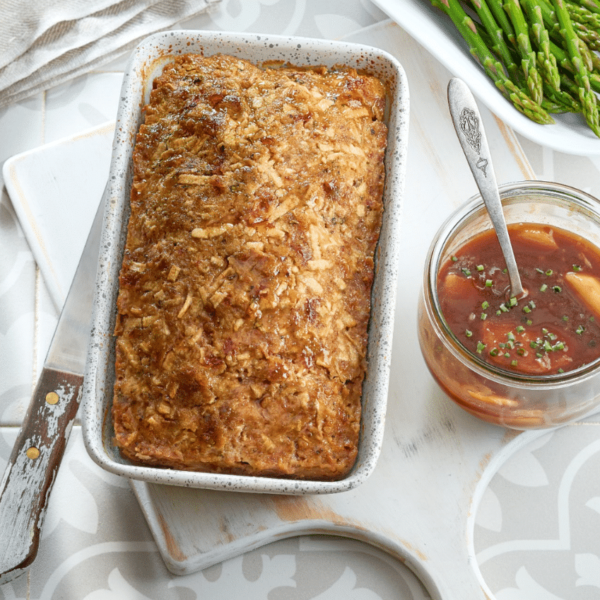 3 meats and apples Loaf