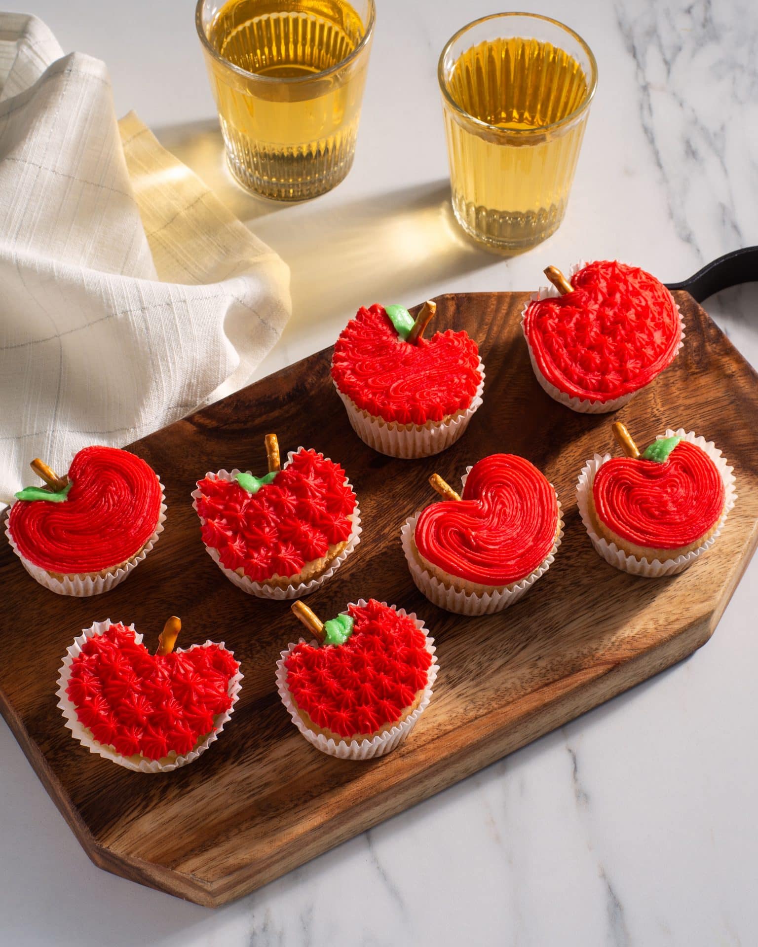 Back-to-School Apple Cupcakes