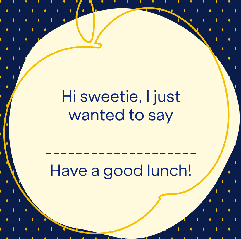 Sweet lunch box notes 2 sweetie