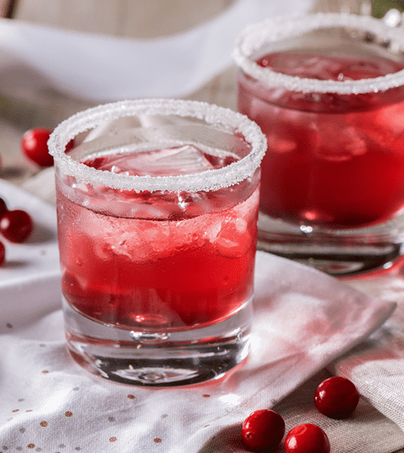 Margaritas coco-canneberge sans alcool