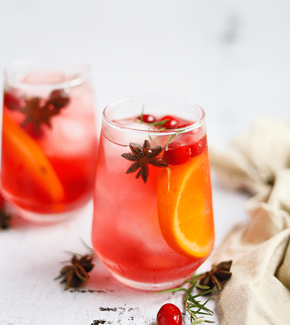 white cranberry apple sangria