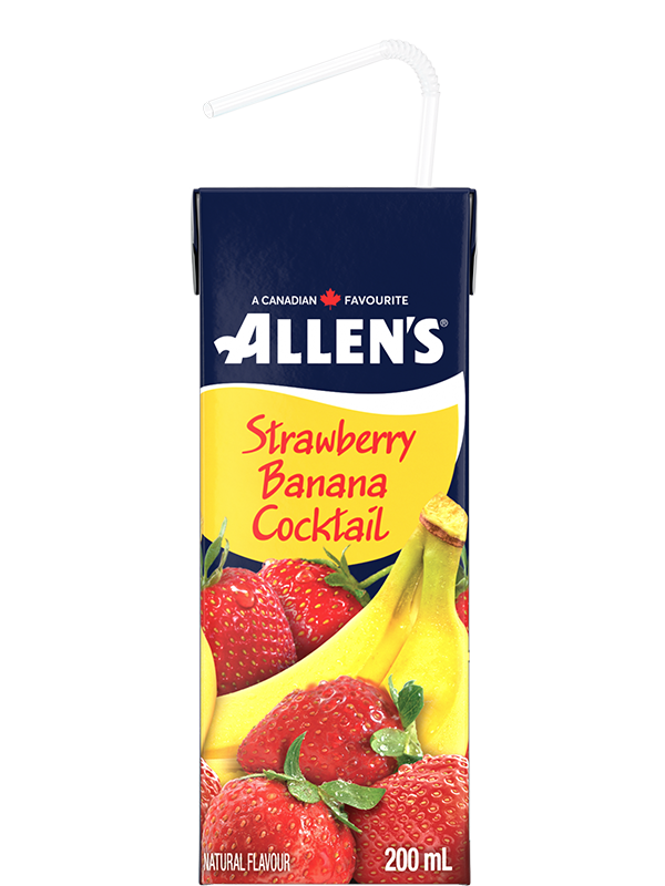 ALLEN'S                        STRAWBERRY - BANANA COCKTAIL Tetra 200mL