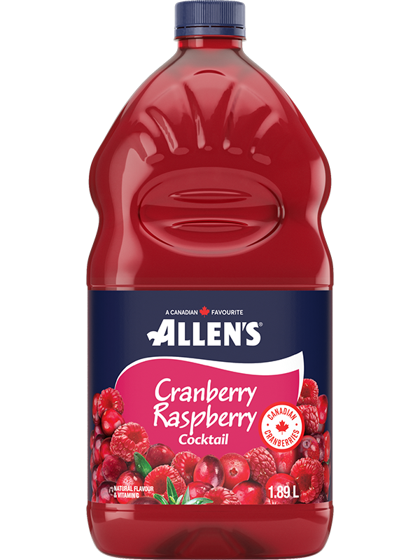 ALLEN'S                        CRANBERRY RASPBERRY COCKTAIL Plastic PET 1.89L