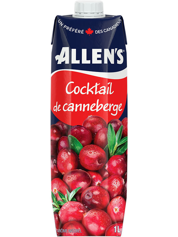 ALLEN'S COCKTAIL CANNEBERGE Prisma Tetra 1L