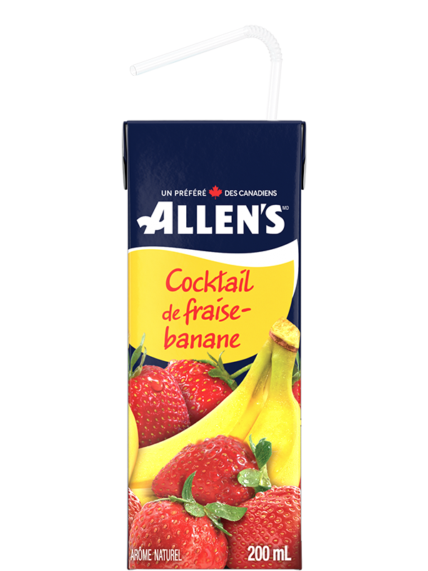 ALLEN'S COCKTAIL FRAISE - BANANE Tetra 200mL