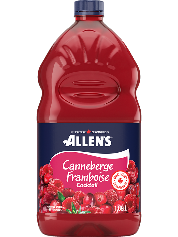ALLEN'S COCKTAIL CANNEBERGE FRAMBOISE Plastique PET 1.89L